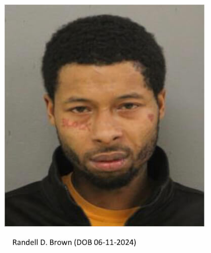 Suspect Randell D. Brown arrested and charged in killing of Sebastian Rodriguez during a robbery of Potrillo Liquors in Cicero on June 18, 2024.