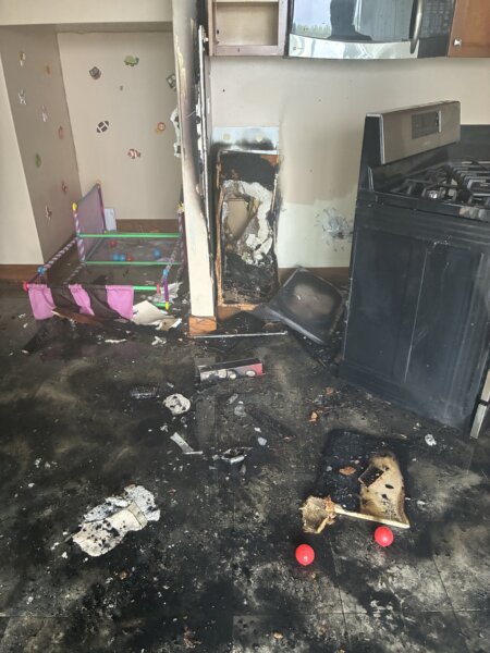 OFPD fire 11500 Block of 113th Avenue in Orland Park. Photo courtesy of the OFPD 9-23-25