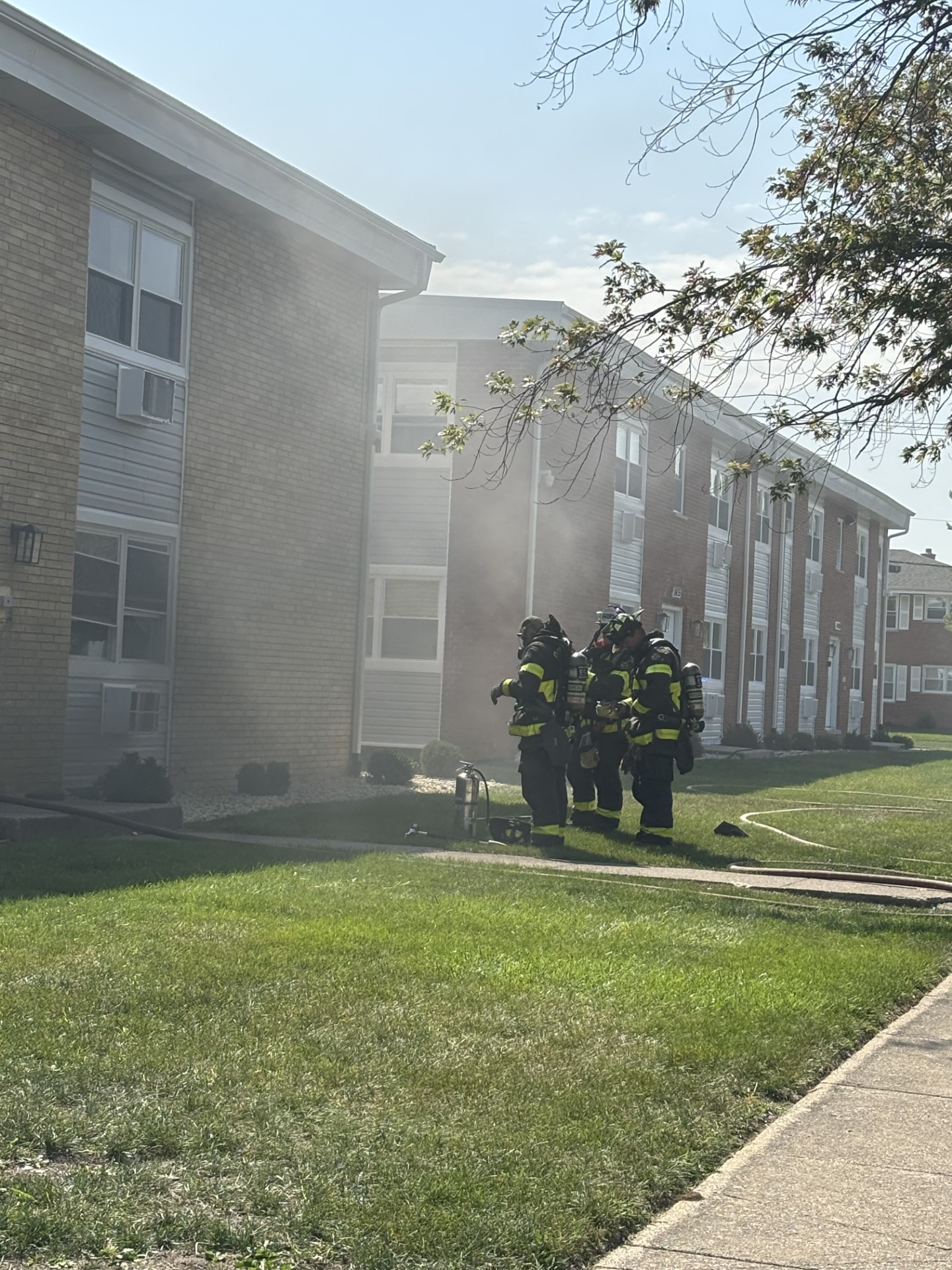 tchen in Orland Park apartment building damage by fire Sept. 11, 2025 Thursday. No injuries. Photo courtesy of the Orland Fire Protection District