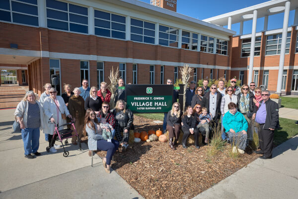 Sunday, October 26, the Village of Orland Park formally rededicated its Village Hall in honor of the late former Mayor Fredrick T. Owens