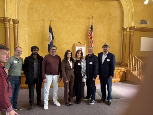 Mahnoor Ahmad and supporters