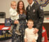 OFPD Engineer James Schultz with his wife and two children.