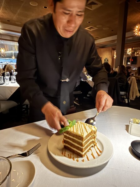 Sullivan's Steakhouse Carrot Cake Dessert