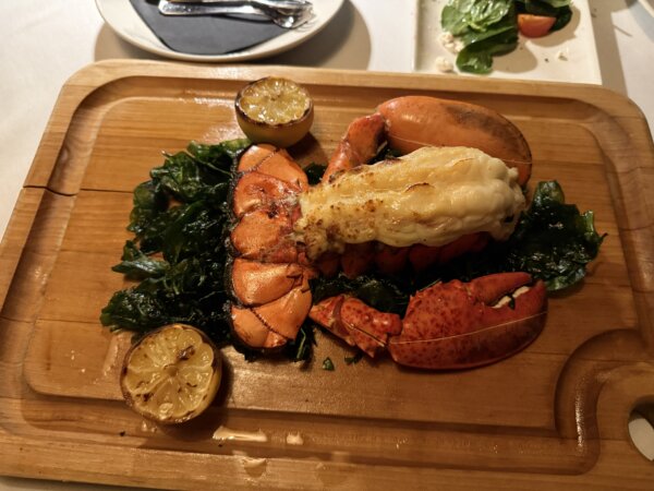 Sullivan's Steakhouse North Atlantic whole lobster and claws