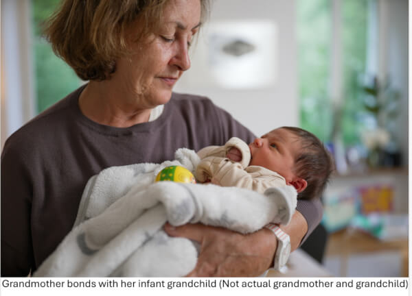 grandmother and grandchild Leving photo