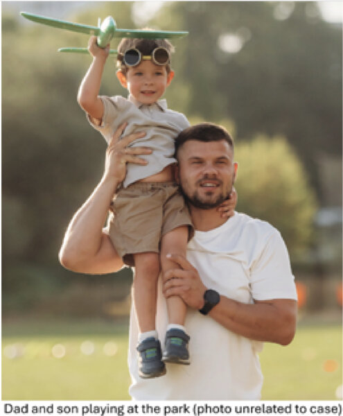 Father and Son Leving supplied photo