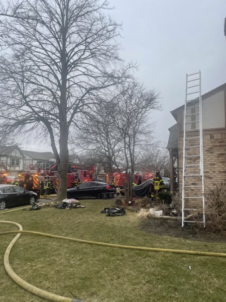 The Orland Fire Protection District responded to a home fire on the 9100 Block of Greencastle Lane on Saturday afternoon, March 7, 2026, hampered by numerous obstructions officials referred to as “possible hoarding.”