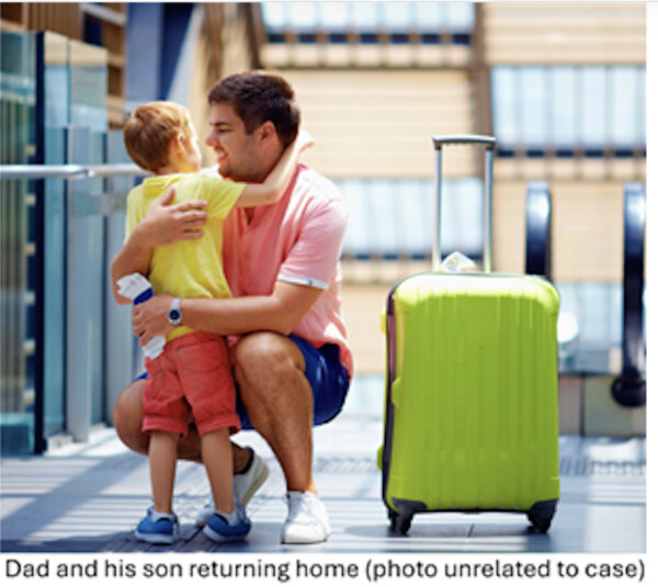 Father and child Leving photograph