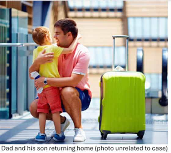Father and child Leving photograph