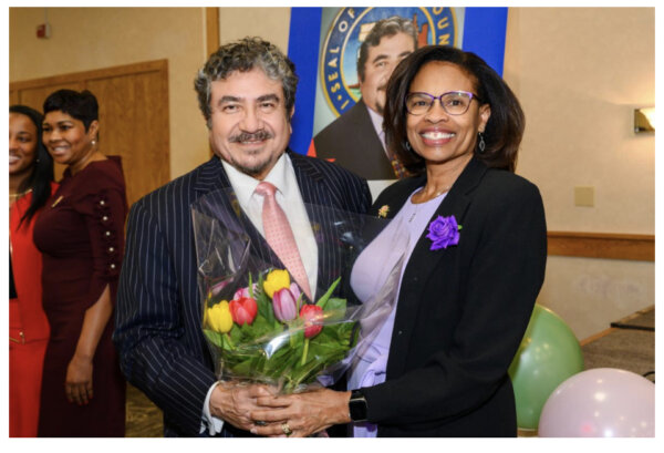 On Friday, March 6th, the Fifth Annual 16th District Women’s Power Brunch was held to celebrate women leaders throughout the 16th District. The event was hosted by Cook County Commissioner Frank J. Aguilar,
