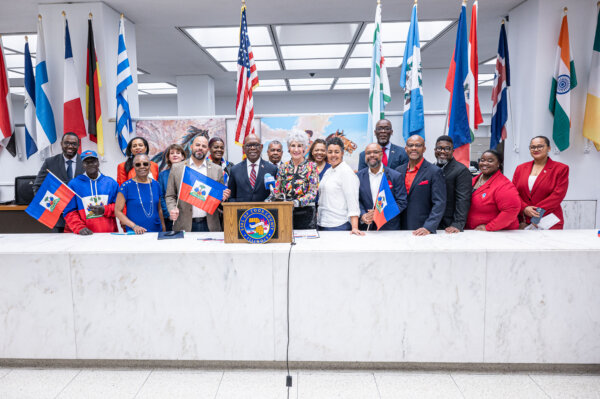 Cook County Treasurer Maria Pappas hosted a reception Monday afternoon for Cook County’s Haitian community following the Flag Raising Ceremony in Daley Plaza.The celebration honored Haitian Heritage Month and Haitian Flag Day, observed annually on May 18.