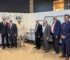 Former Congressman Dan Lipinski, Northwestern University President Henry Bienen, former Congressman Bill Lipinski, former Congressman Peter DeFazio, Joseph Schofer, Mayor David Brady, and Northwestern Library Dean Xuemao Wang pose with boxes of documents. Photo courtesy Ray Hanania