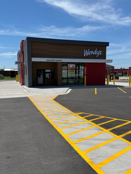 Demonstrating the growth of the Bedford Park business community, Mayor Brady cut the ribbon on a new Wendy's Restaurant on Thursday June 25, 2026 at 65th and Central. Photo courtesy of the Village of Bedford Park