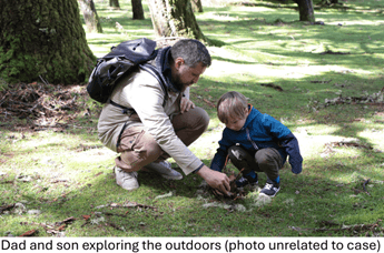 Father and child Leving photo