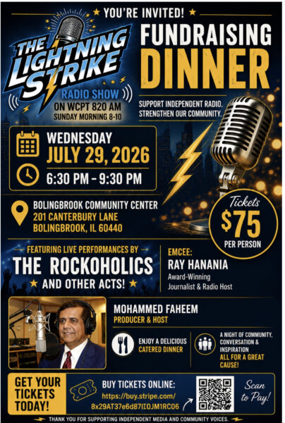 Faheem Radio Fundraiser July 29 2026