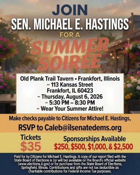 State Senator Michael Hastings Aug 6 2026 Summer Soiree
