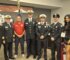 Battalion Chief Carl Jones, Deputy Fire Chief Joshua Girdick, OFPD Commissioner Mohammed Jaber, promotion candidates BC Russell Ricobene, Lt. Sergio Navarro, Engineer Justin Shanklin, and OFPD Trustees Bridget Tolan and DJ Jeffers. Photo Courtesy OFPD