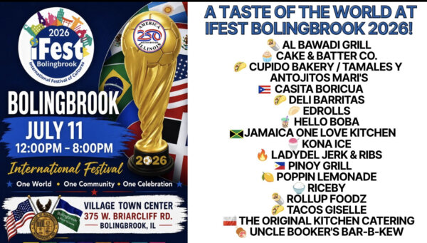 International Festival iFest Bolingbrook Sat July 11, 2026