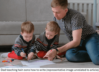 Leving photo father sons