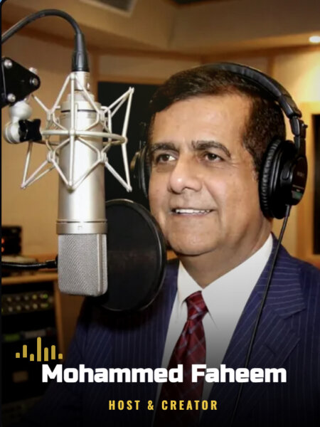 Mohammed Faheem host of "The Lightning Strike" Radio Show WCPT 820 AM Sun 8 am