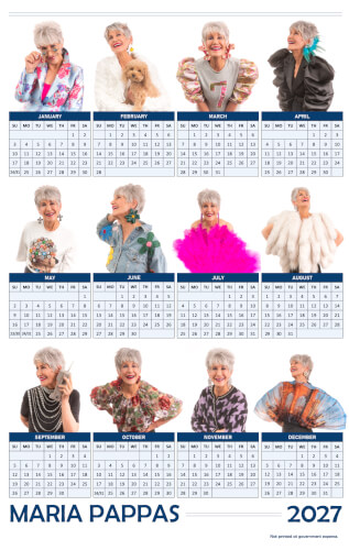 Popular Maria Pappas AKIRA Fashion calendar for 2027