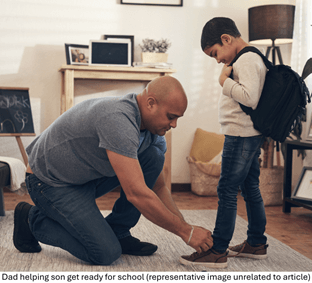 Leving photo father and son