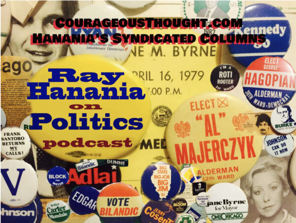 Ray Hanania on Politics updated Podcast banner